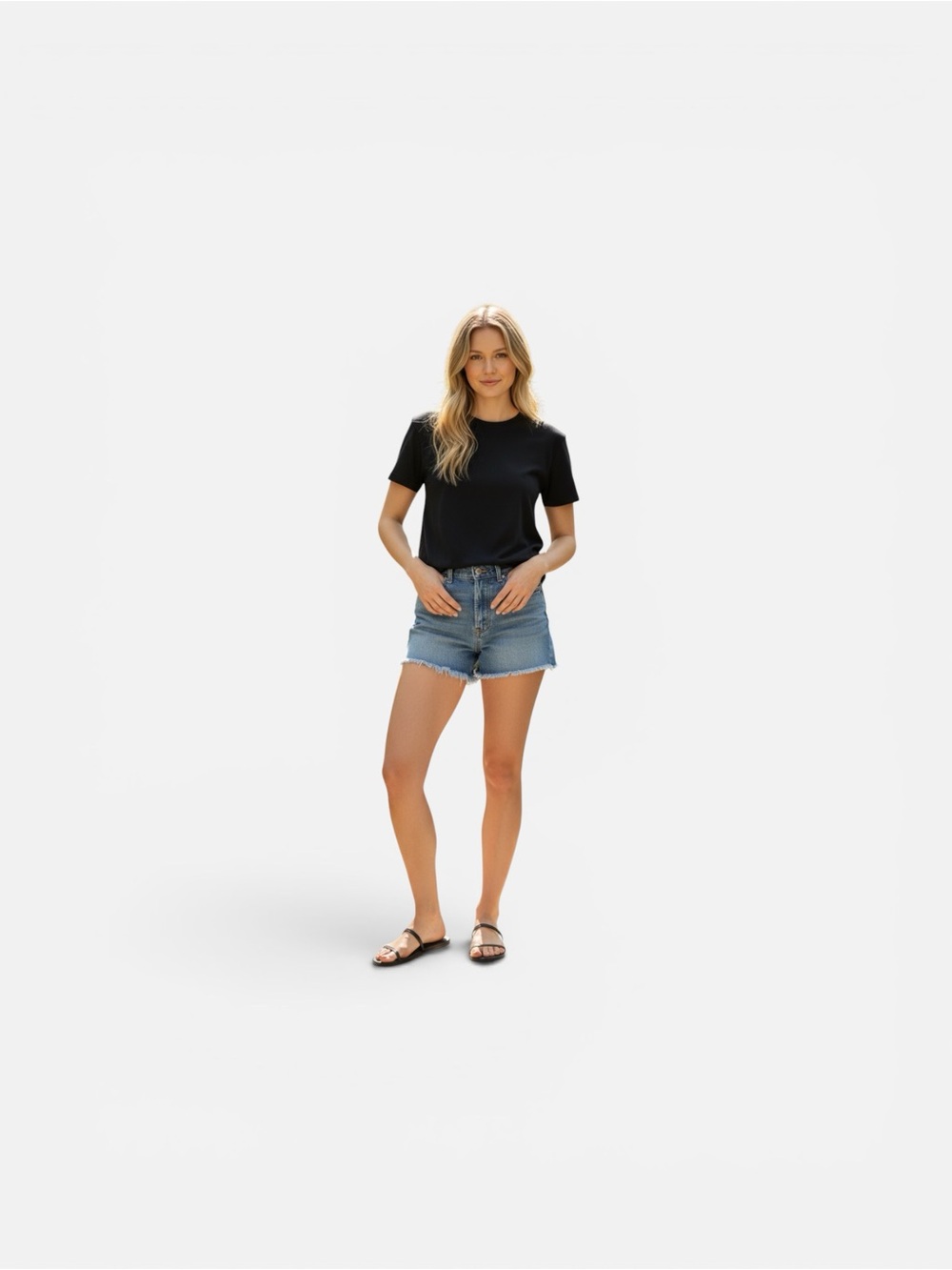 TKEES Gemma Sandal — Sable Black Womens Slide
